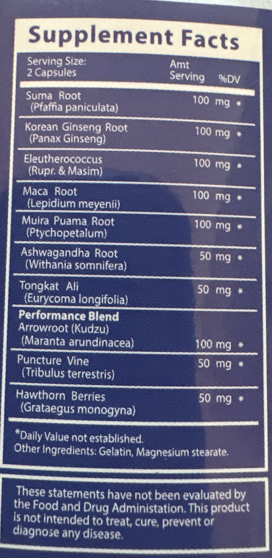 ADAM'S POWER – ULTIMATE PERFORMANCE DAILY SUPPLEMENT | 60 CAPSULES