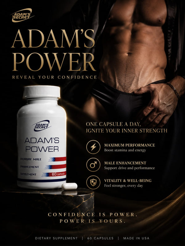ADAM'S POWER – ULTIMATE PERFORMANCE DAILY SUPPLEMENT | 60 CAPSULES