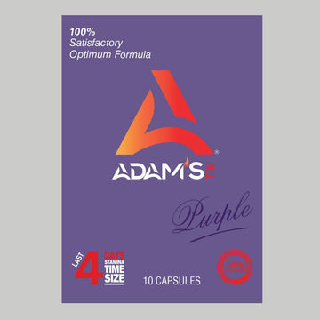 ADAM'S PILLS PURPLE – ORIGINAL STRENGTH | 10 CAPSULES